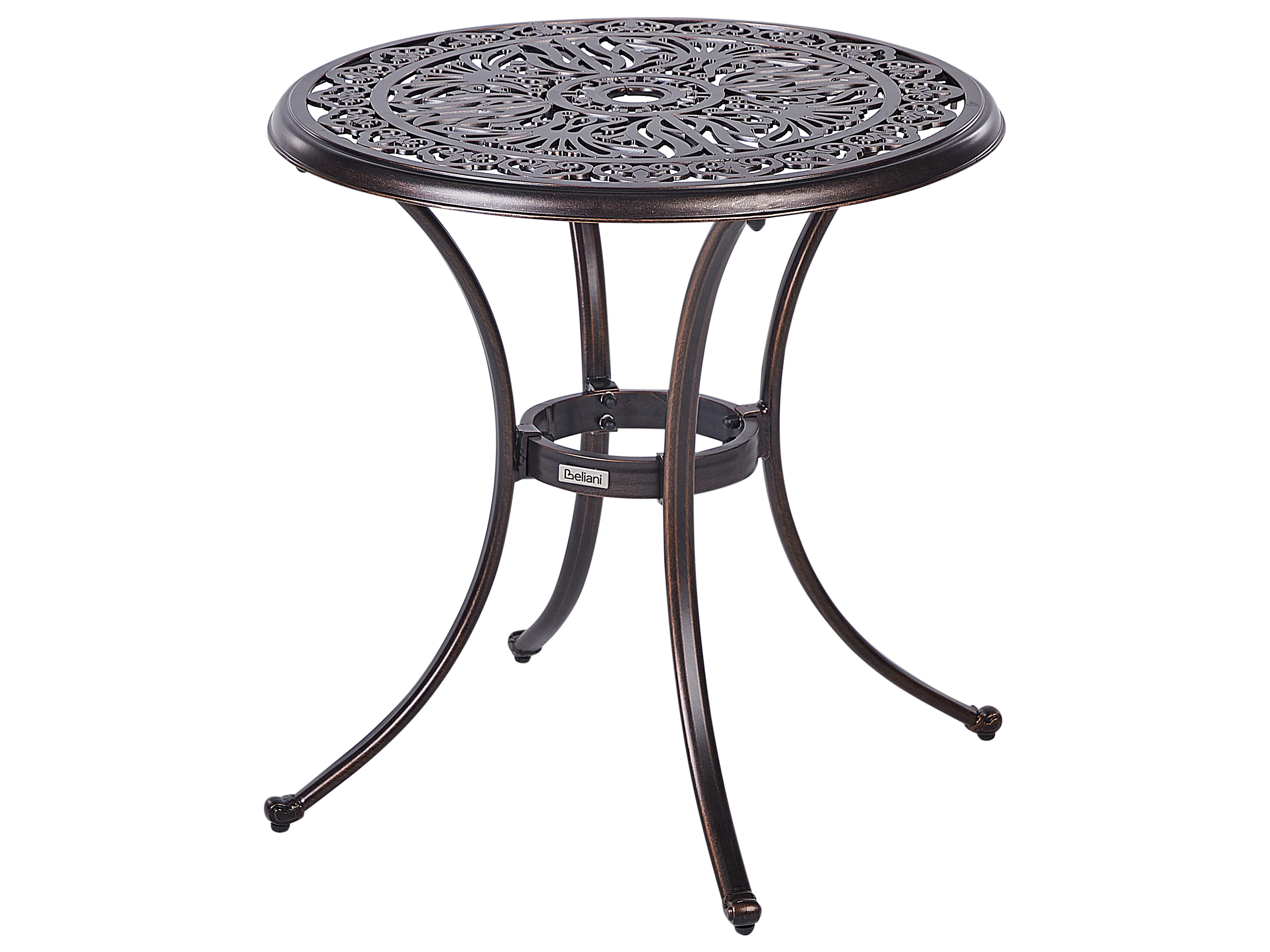 Bistrotafel ANDALO 68 cm 68 cm Metaal Bruin