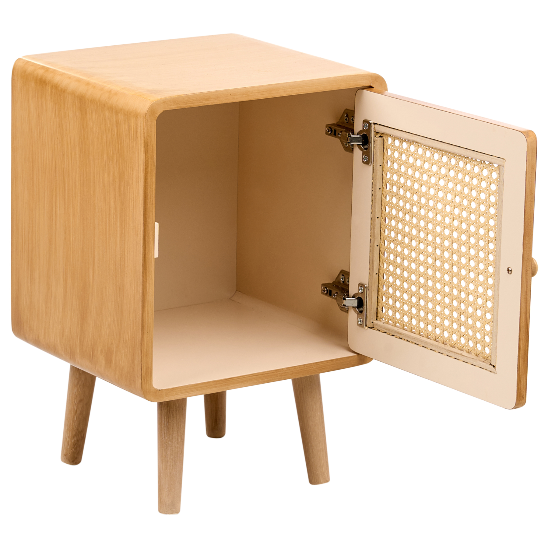 Beliani - LEFROY - Nachtkastje - Lichte houtkleur  - MDF