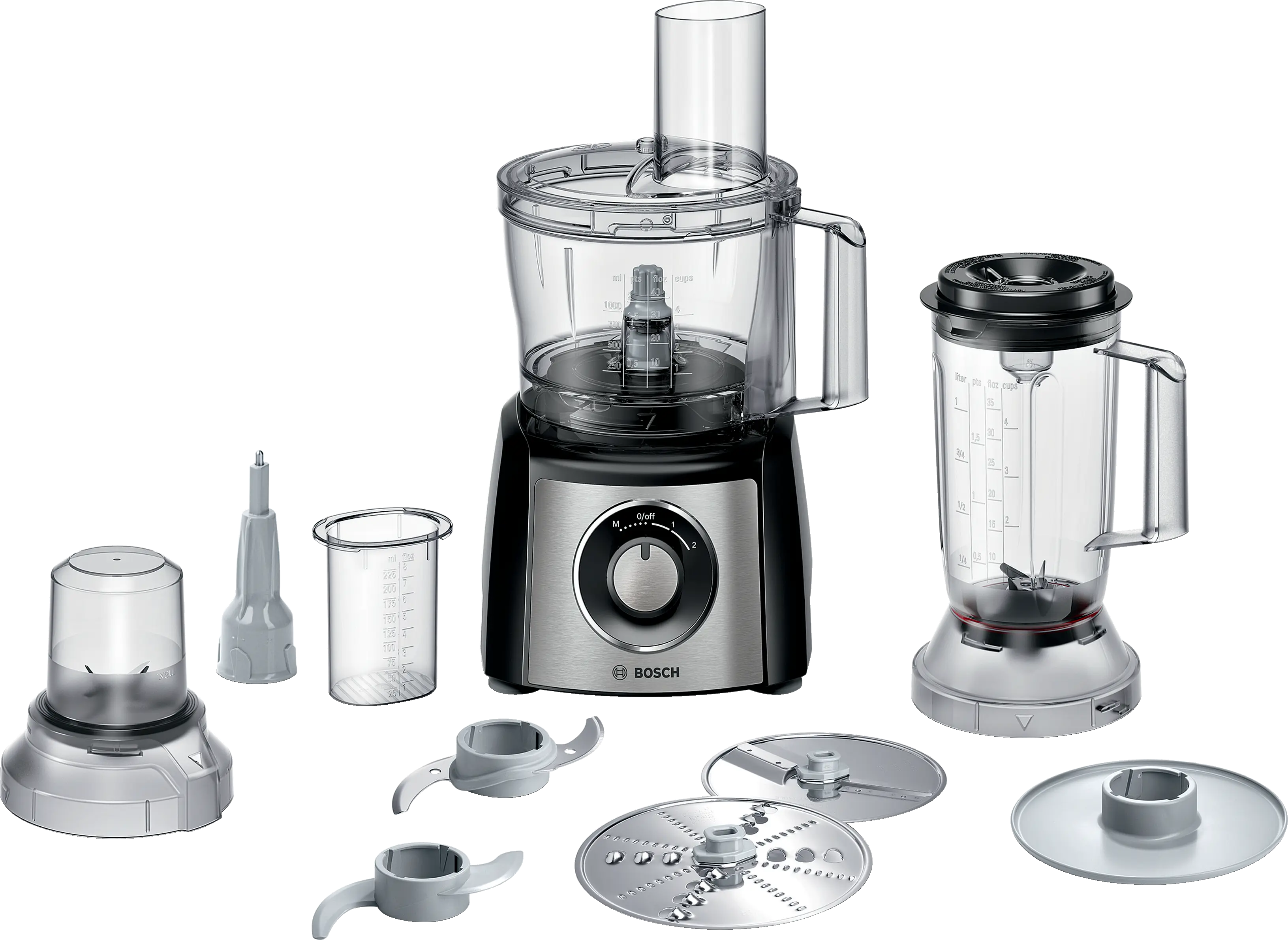 Food processor MultiTalent 3 Plus 900 W Zwart, RVS MCM3PM386