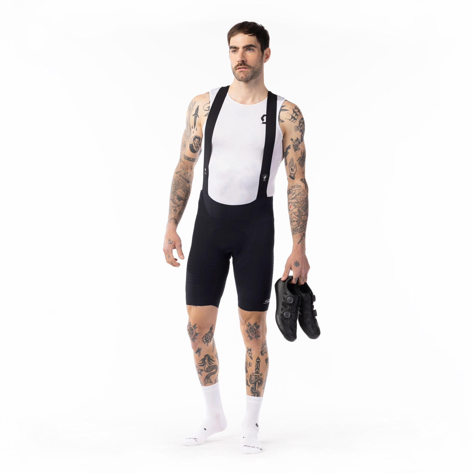 SCOTT ULTD. Aero ++++ bibshorts med pude sort herre
