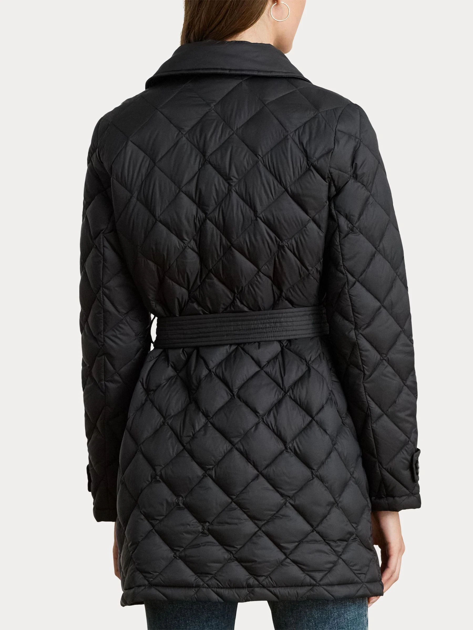 Lauren Ralph Lauren Diamond Quilted Trench Coat