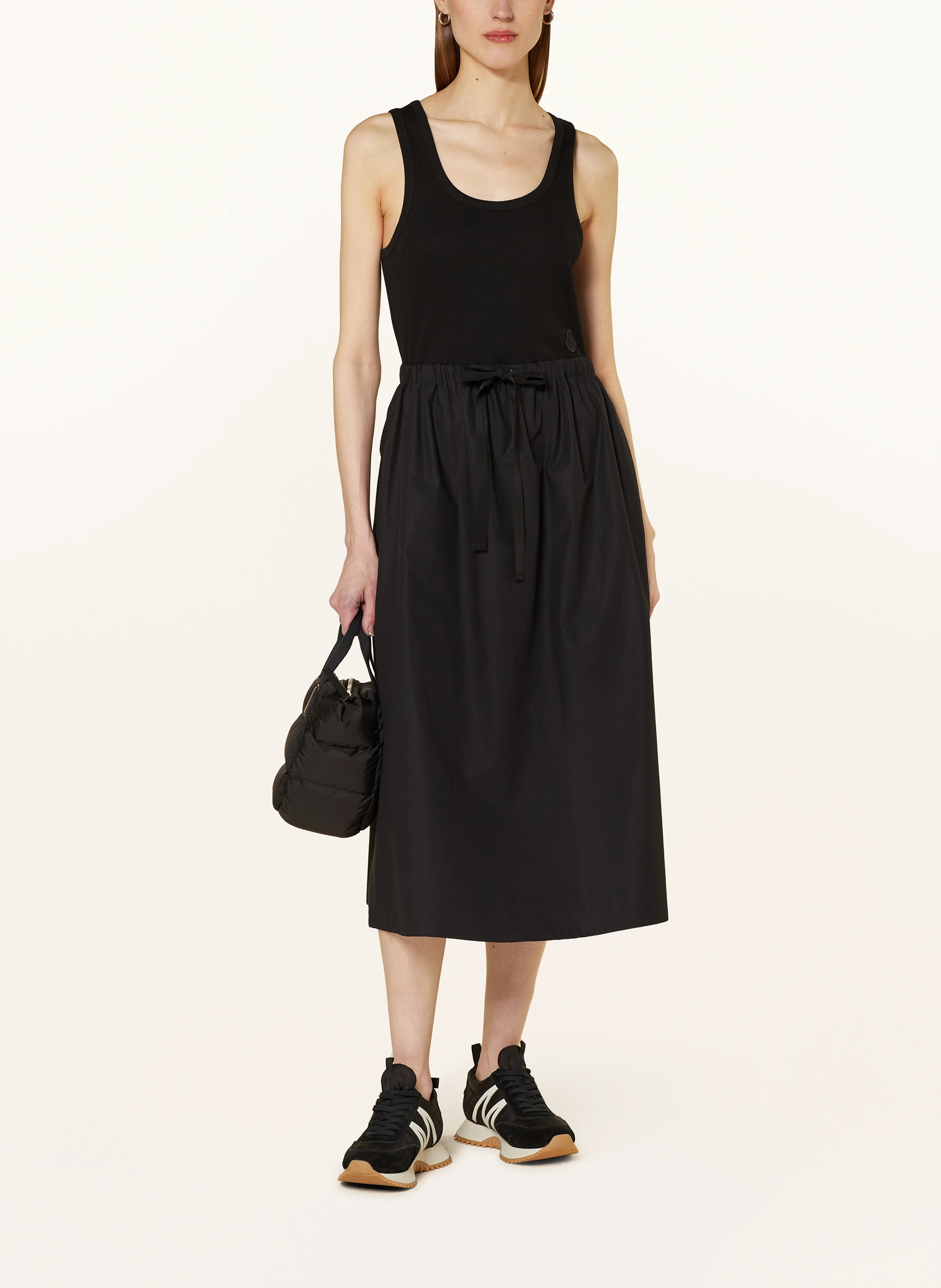 MONCLER Kleid im Materialmix