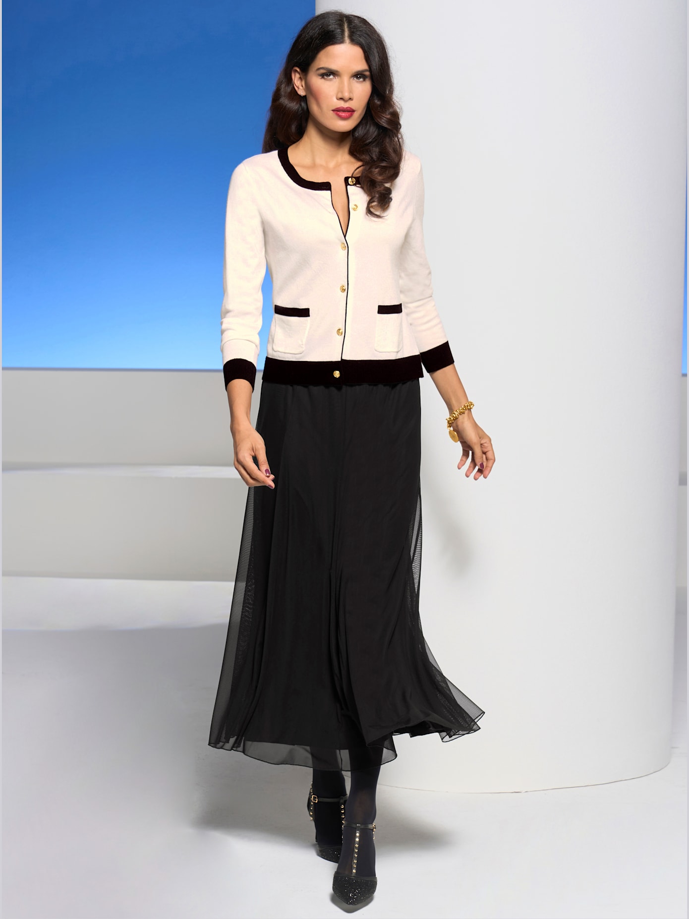 Veste en tricot, 2 poches