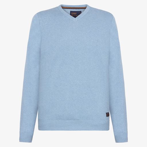 Signal Vern Bluse, Light Blue Sky Melange, M