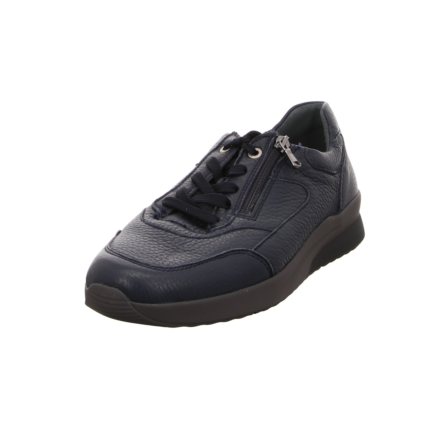 Waldläufer Schnürhalbschuh blau