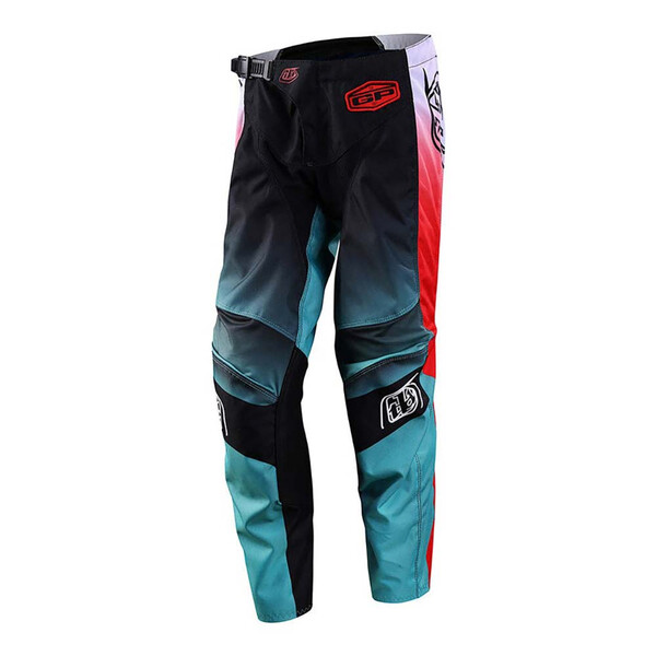 Troy Lee Designs - Pantalon enfant GP Arc Youth Turquoise / Noir / Blanc / Rose