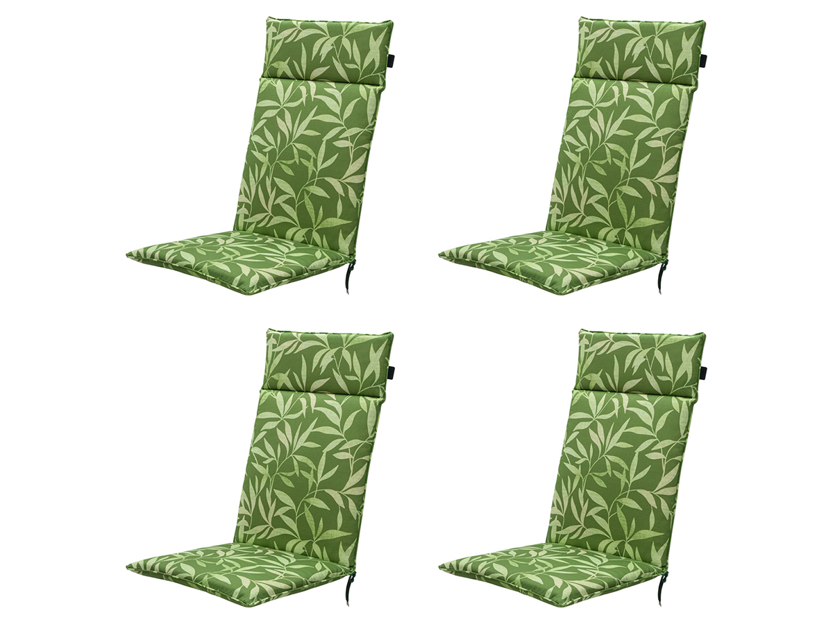 Madison Fergus green   Tuinstoelkussen - Set van 4
