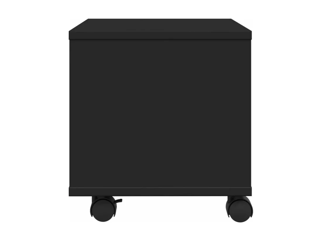 Support d'imprimante avec roulettes noir 41x32x34,5 cm
