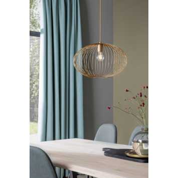 GAMMA hanglamp Nikki XL messing 27,5xØ44 cm