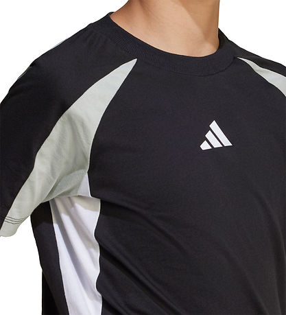 adidas Performance T-Shirt - J CB T - Schwarz m. Logo