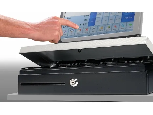 Safescan HD-4617C, Manuel og automatisk kasseapparat, Metal, Sort, Plast, DC, 12 V