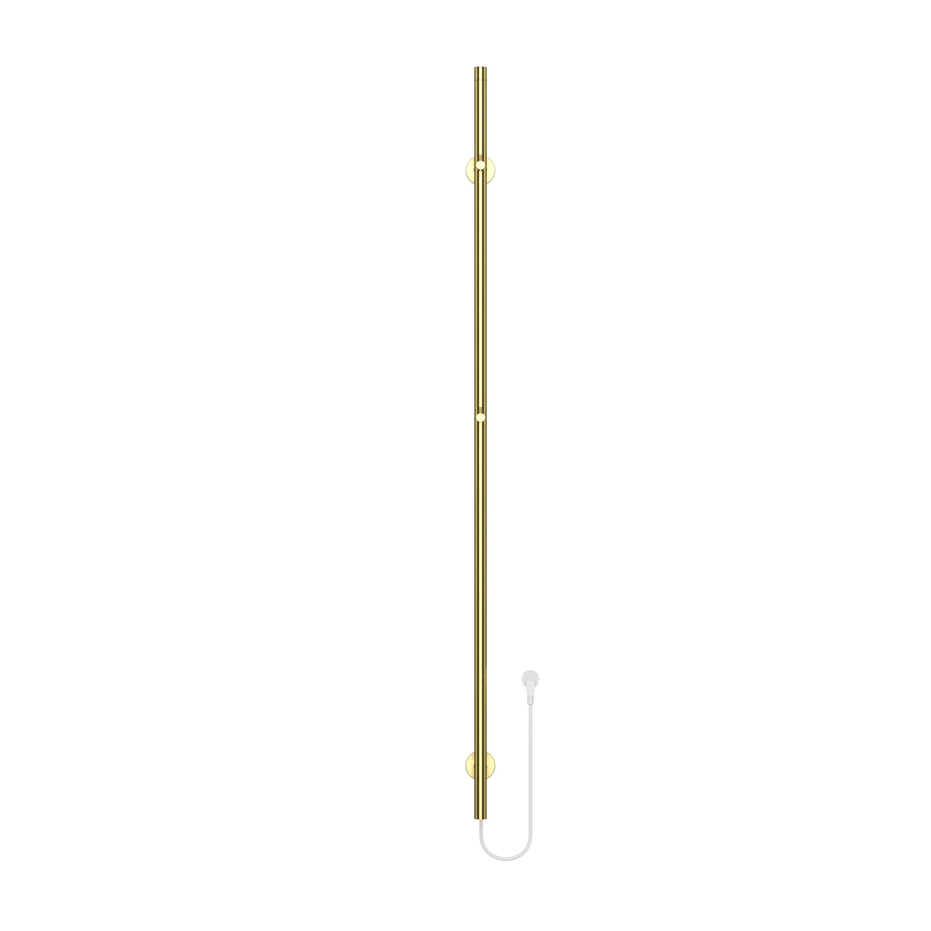 Sanigoods Lilia elektrische staafradiator 150cm goud geborsteld 60W