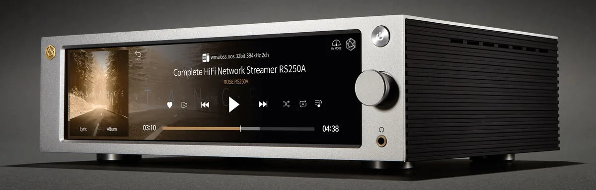 Rose RS250A Silver Lecteurs réseau audio
