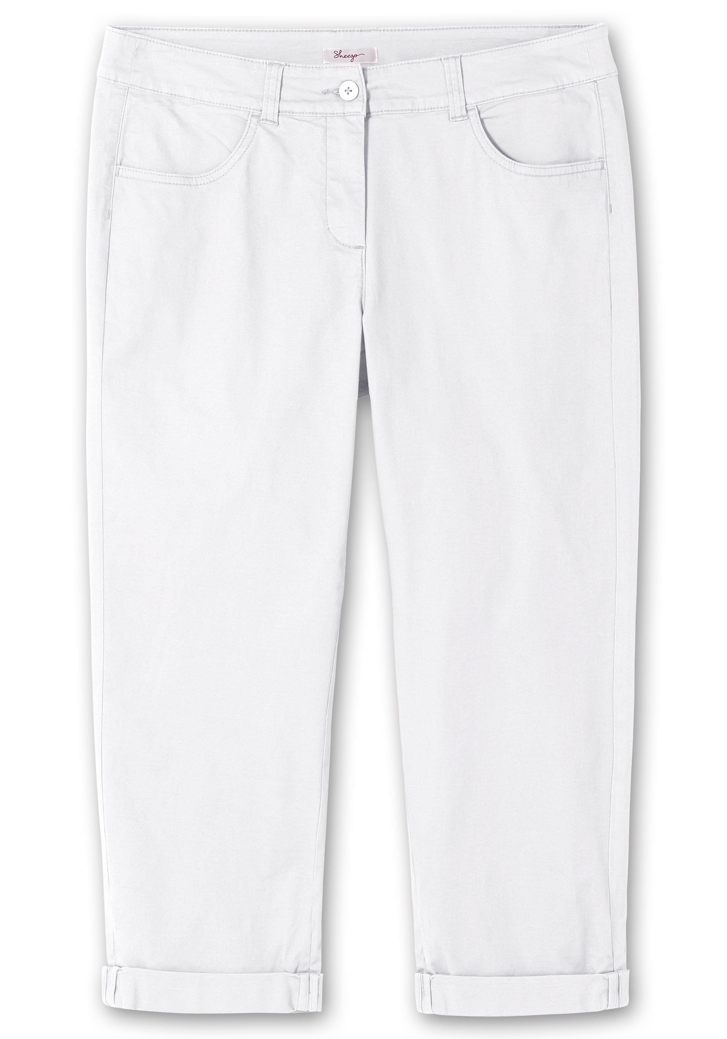 Schmale Stretch-Hose in 7/8-Länge