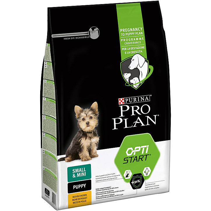 Croquettes pour chiot Pro Plan Small & Mini Puppy riche en poulet et riz 3kg