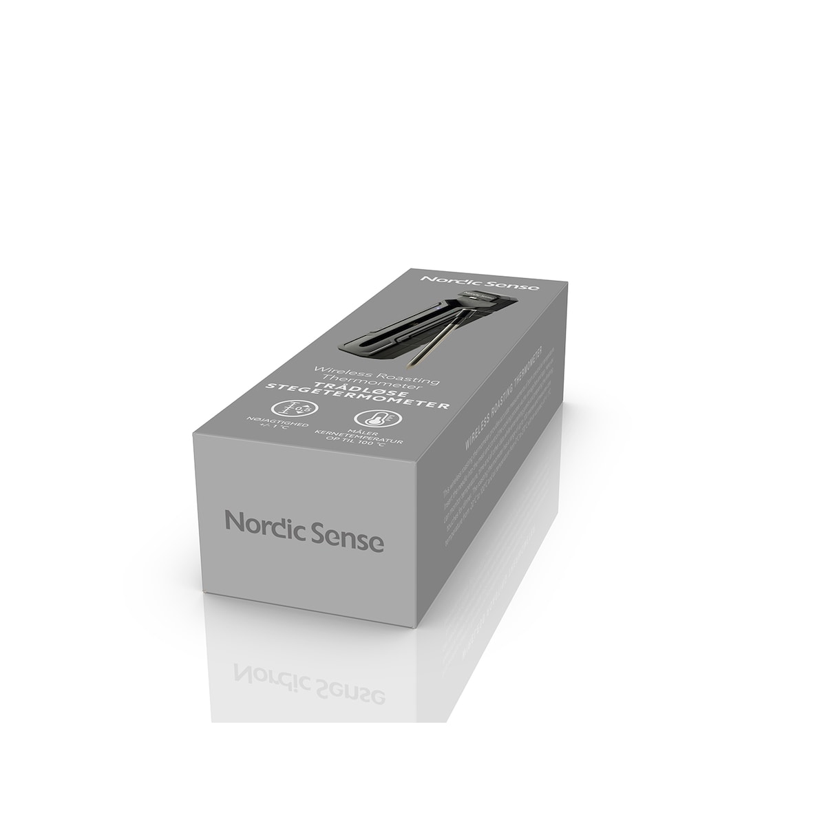 Nordic Sense Wireless roast thermometer Steel/Black