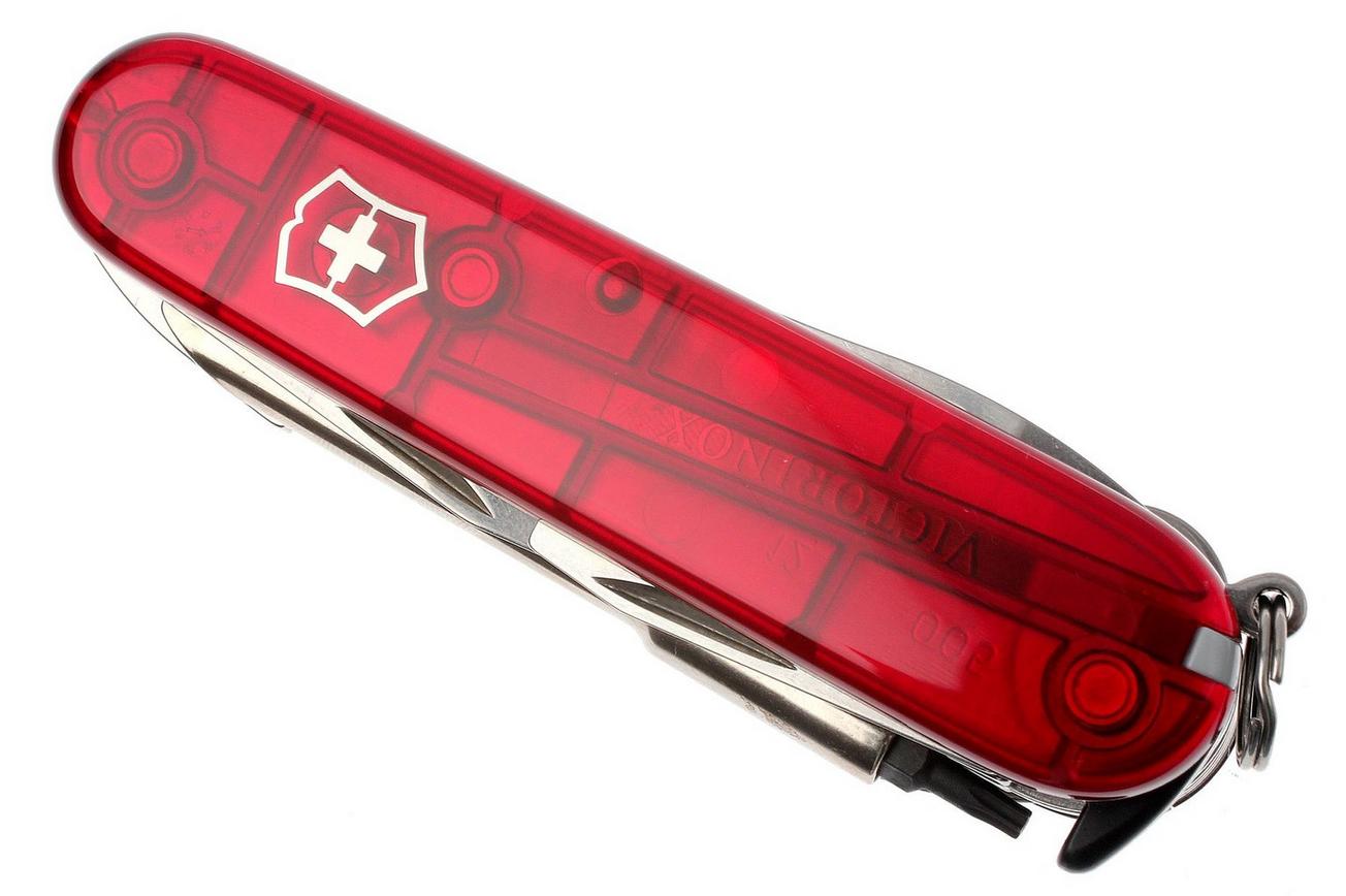 Victorinox CyberTool L transparant rood 1.7775.T Zwitsers zakmes