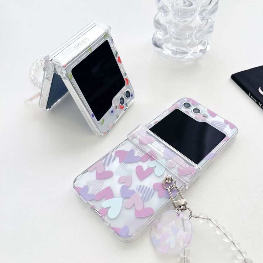 Jaguara - Hart / Bloemen / Smiley Telefoonhoesje - Samsung Flip