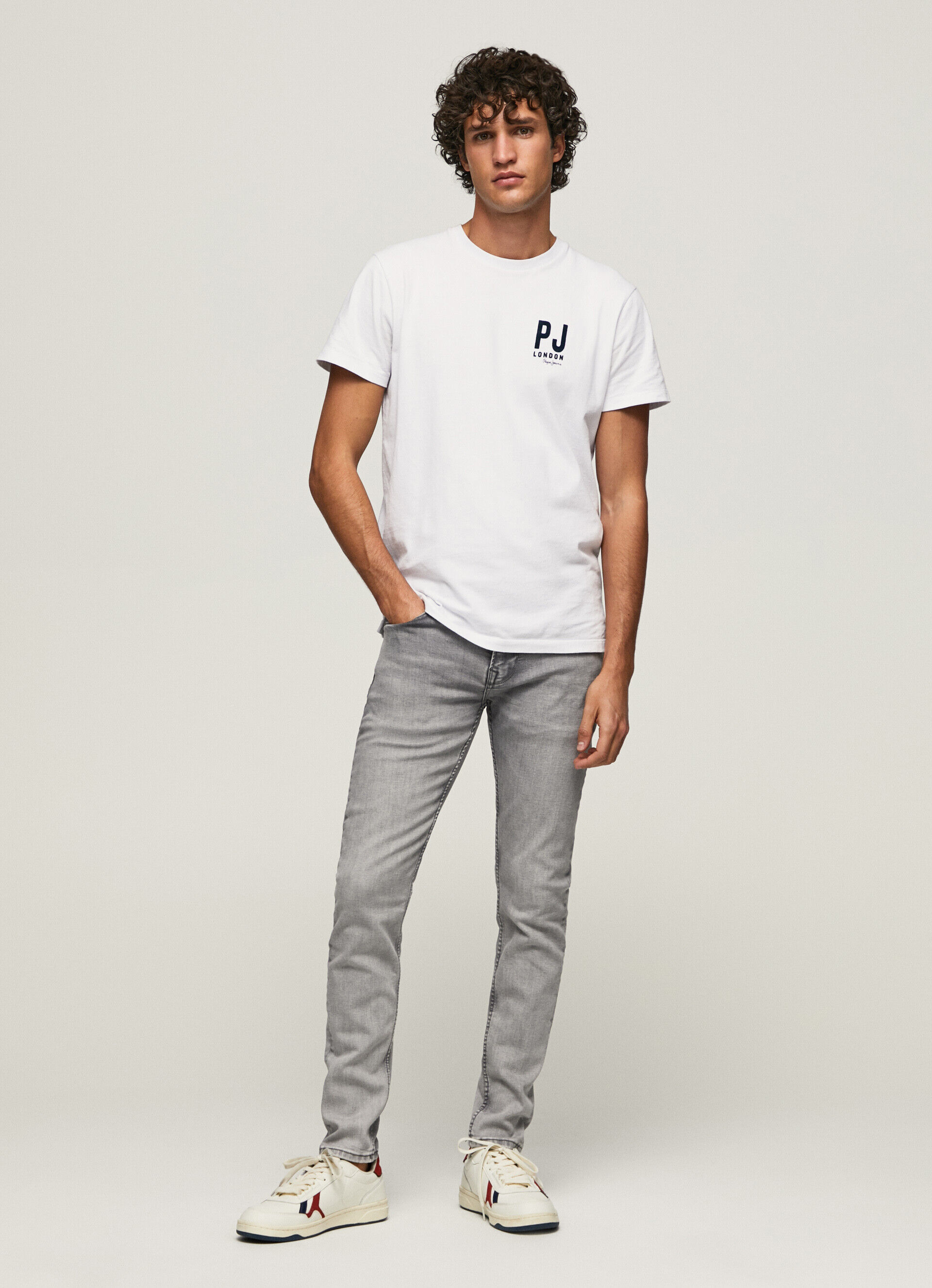 Calça jeans skinny de cintura baixa Jean Finsbury Fit - jeans