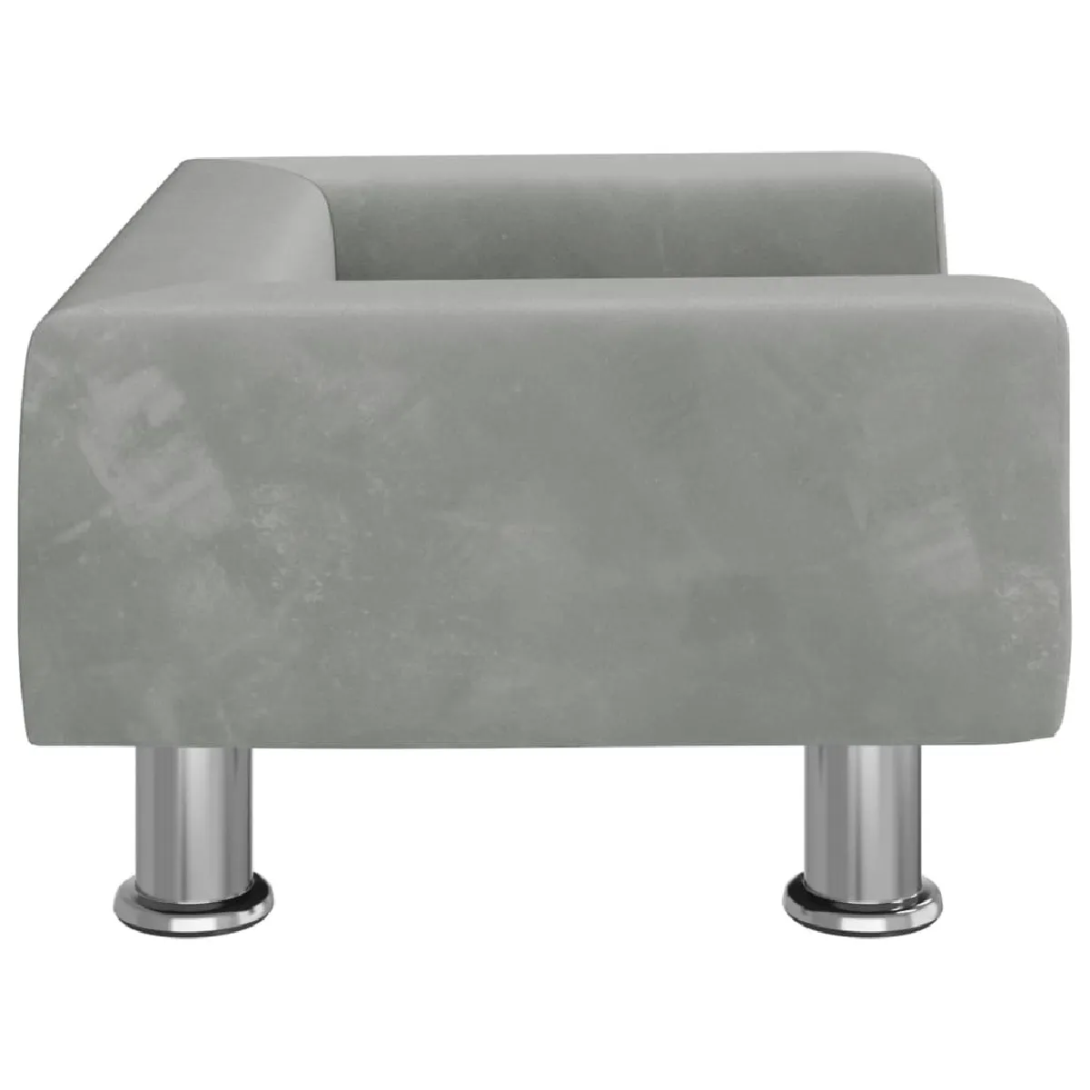 vidaXL Canapé pour enfants gris clair - 50x40x26,5 cm