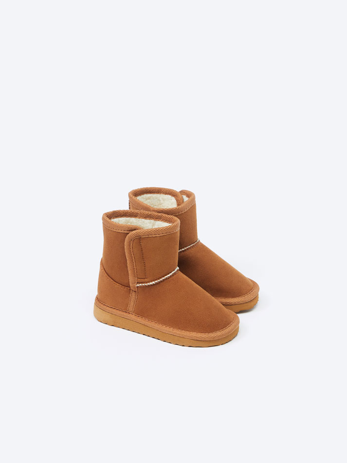 Bota forrada - Couro