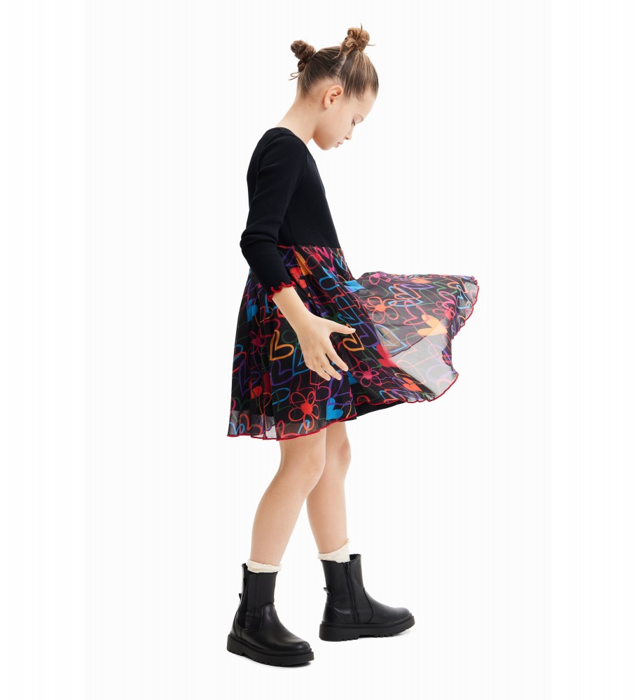Vestido preto Desigual Diane
