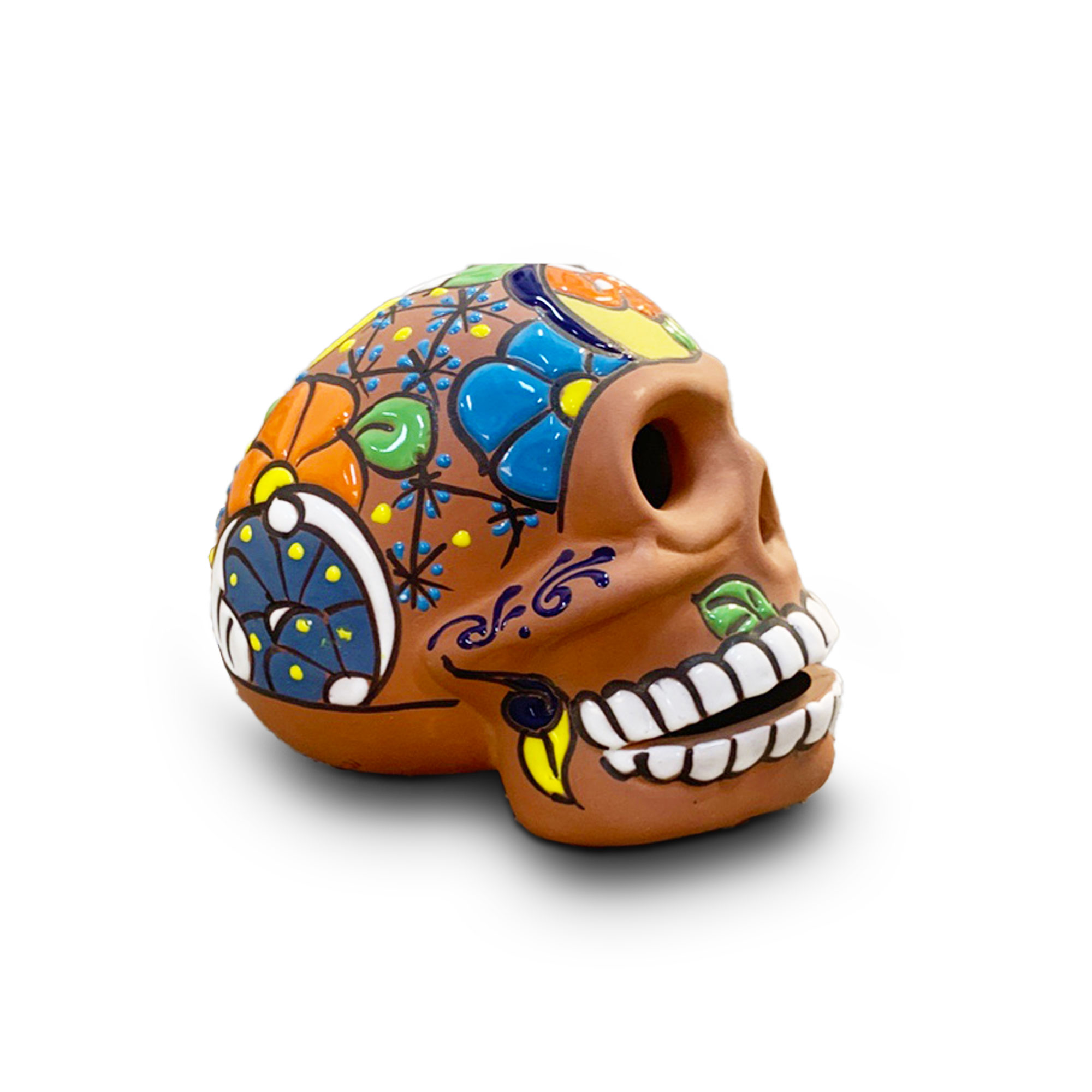 Terrakotta-Objekt 'Skull', multicolor, L 20 cm, B 14, H 15 cm günstig bestellen