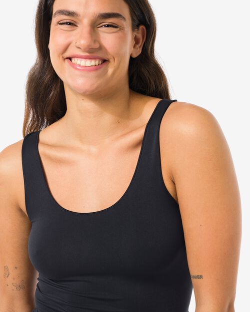 débardeur femme noir