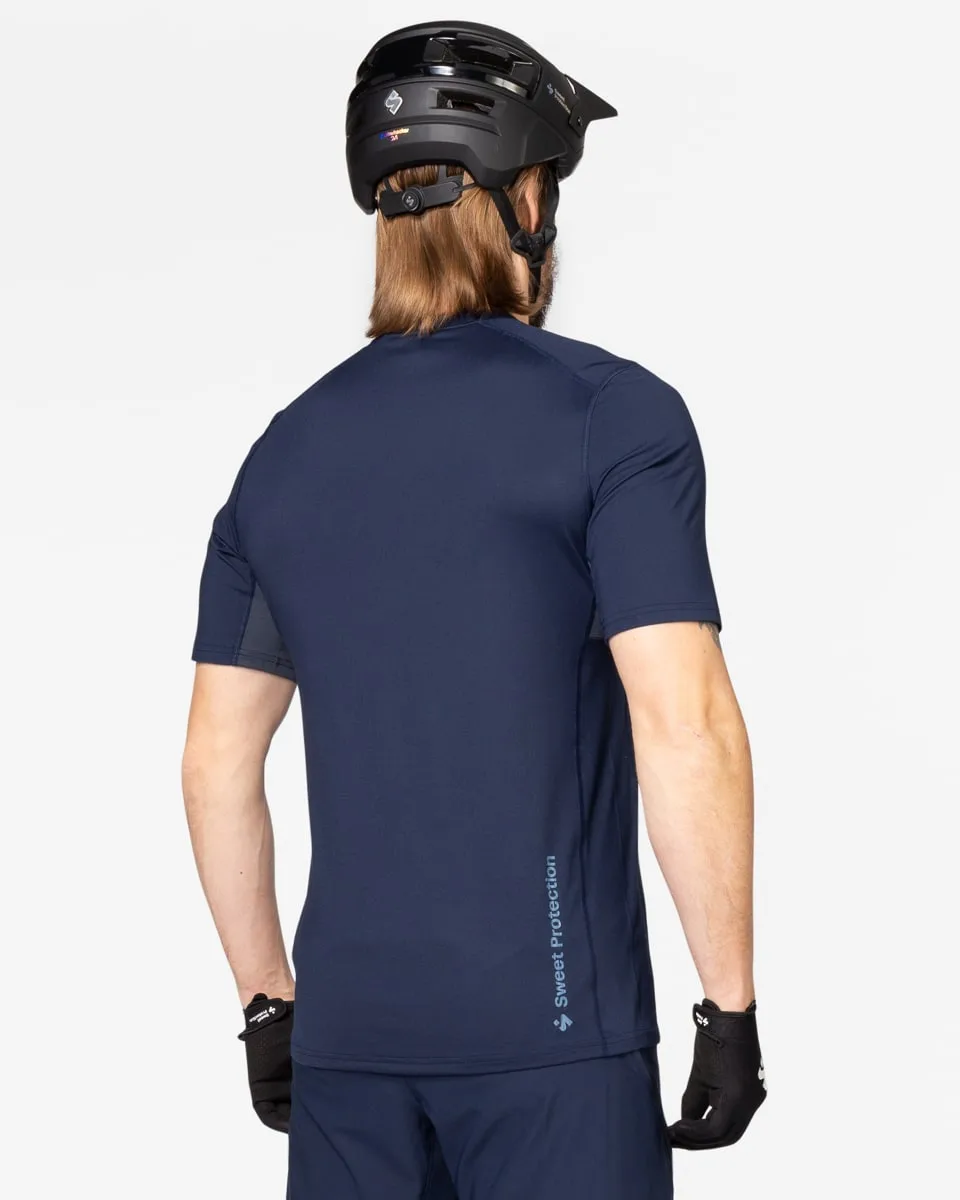 Sweet Protection Men's Hunter Short-Sleeve Jersey Navy Blazer