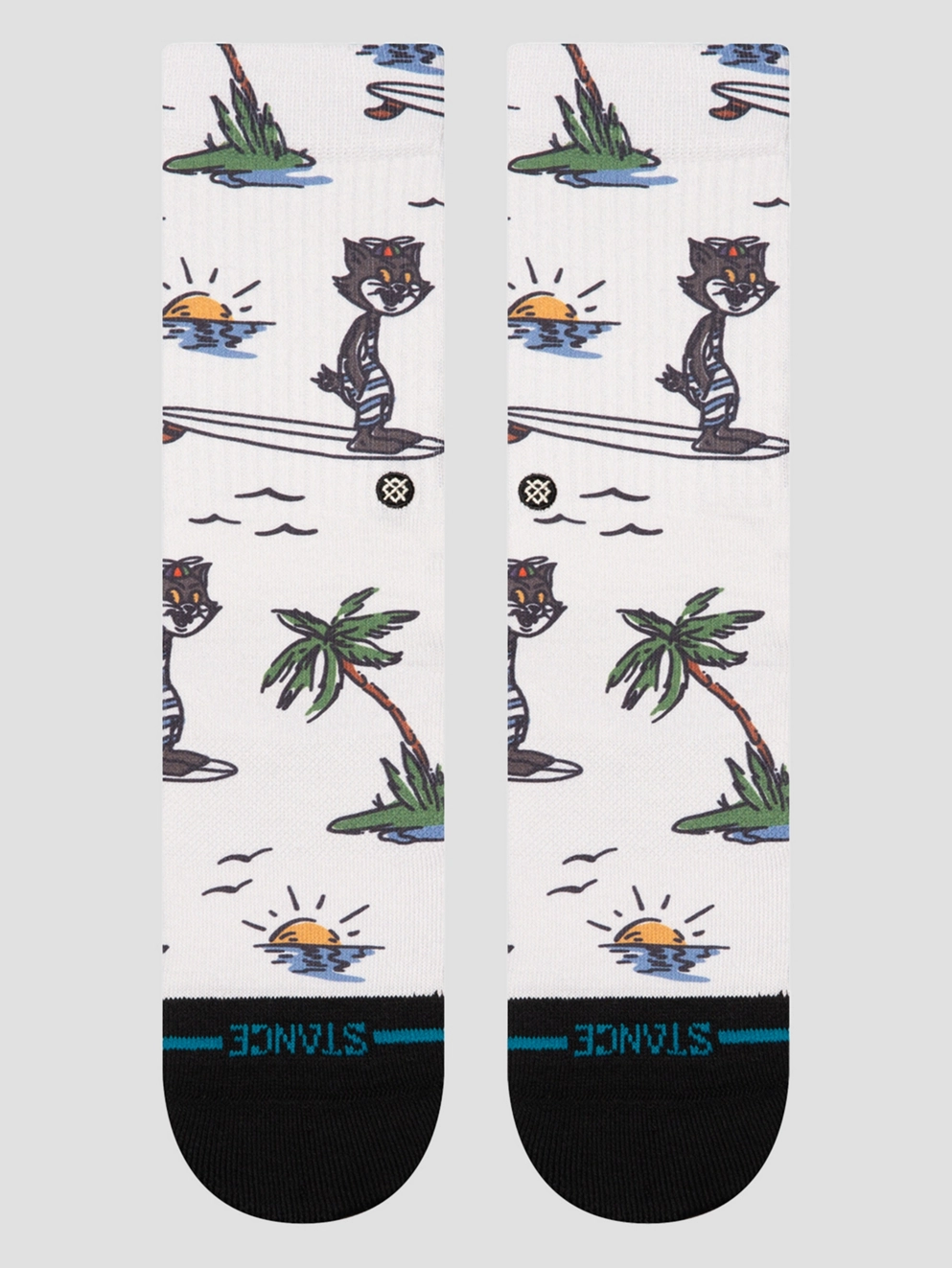 Stance Kool Katz Surf Crew Socks canvas