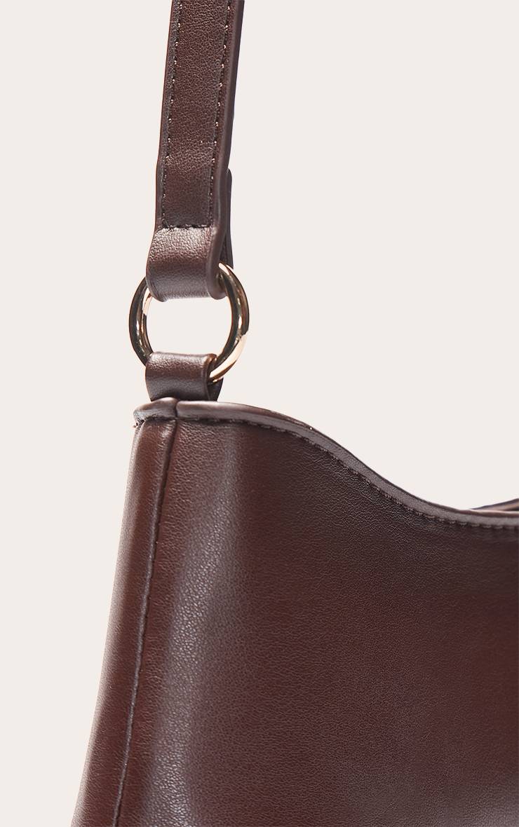 Chocolat Sac À Bandoulière Imprimé Synthétique