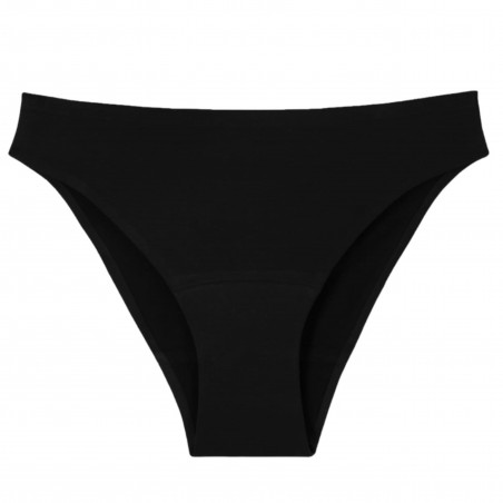 Smoon Culotte menstruelle flux moyen noir adolescente