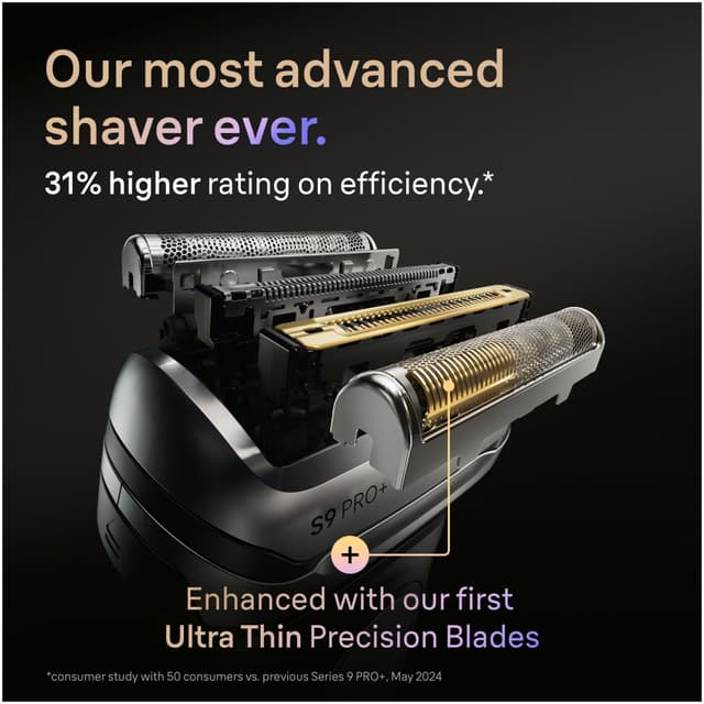 Braun Series 9 PRO+ barbermaskine 9675cc (grå)