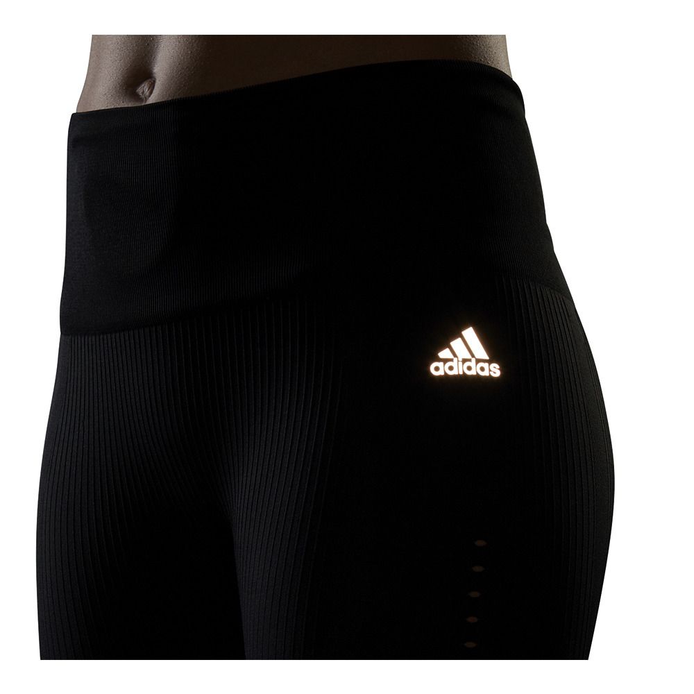 Adidas Performance 7/8 AEROKNIT RUNNING - Legging Femme black