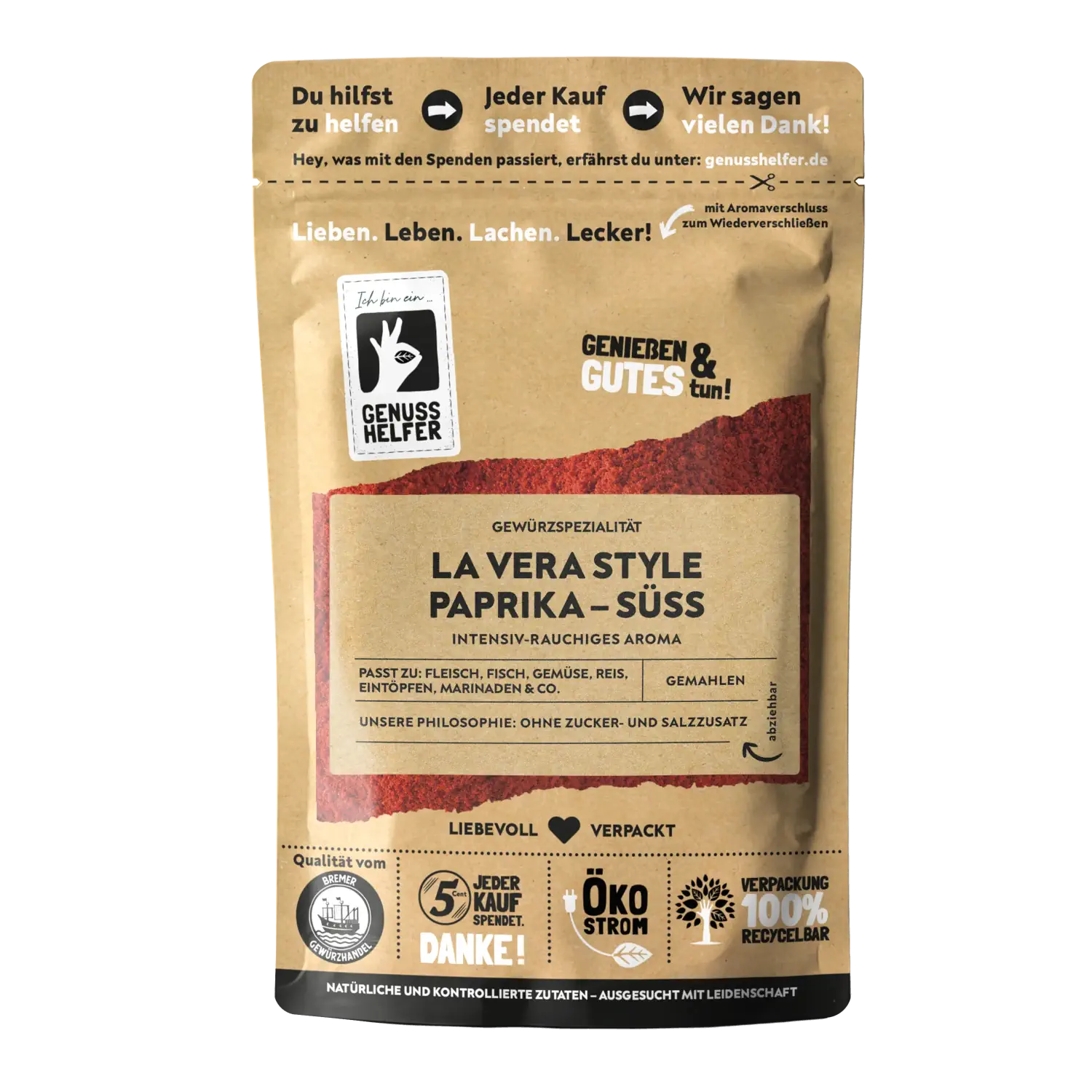 Paprika La Vera Style, süß, gemahlen, 10er Pack