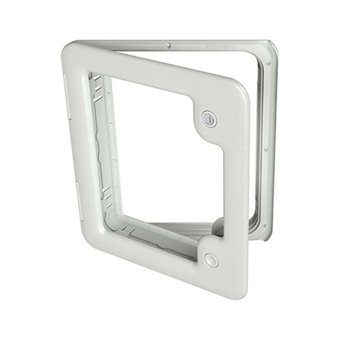 Thetford Modell 3 Serviceklappe Kassettentoilette 349 x 296 mm Hellgrau