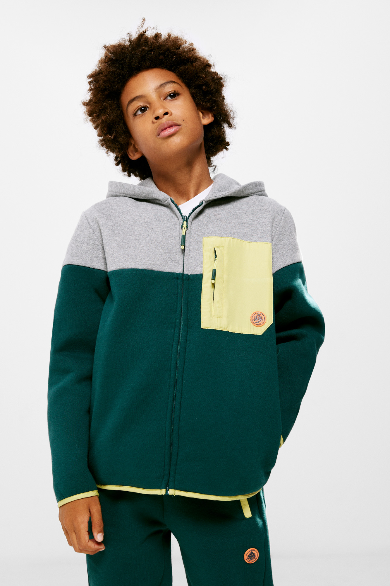 Moletom de nylon para meninos