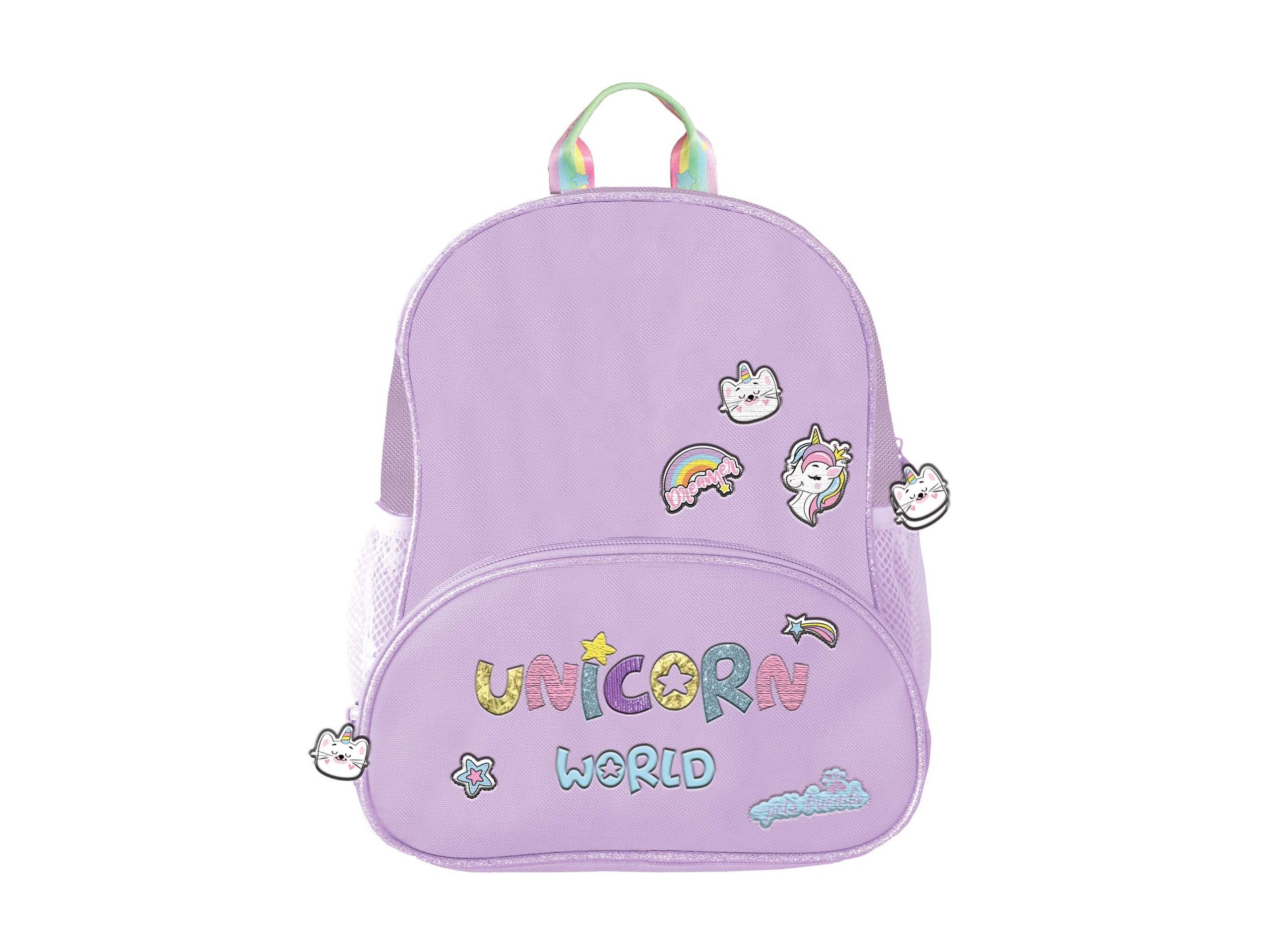 MOCHILA INFANTIL AMBAR UNICORN WORLD 31X25X12CM