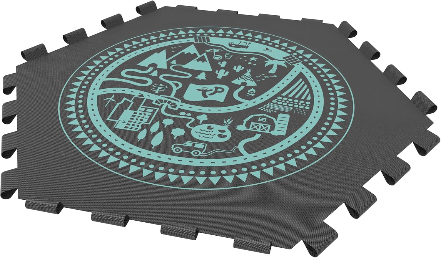 TP Growable Adventurer Klettergerüst aus Metall mit Rutsche und Vordach, höhenverstellbar, für Kinder von 18 Monaten bis 3 Jahren, langlebige Outdoor-Spielstruktur, fantasievolle Spielmatte inklusive