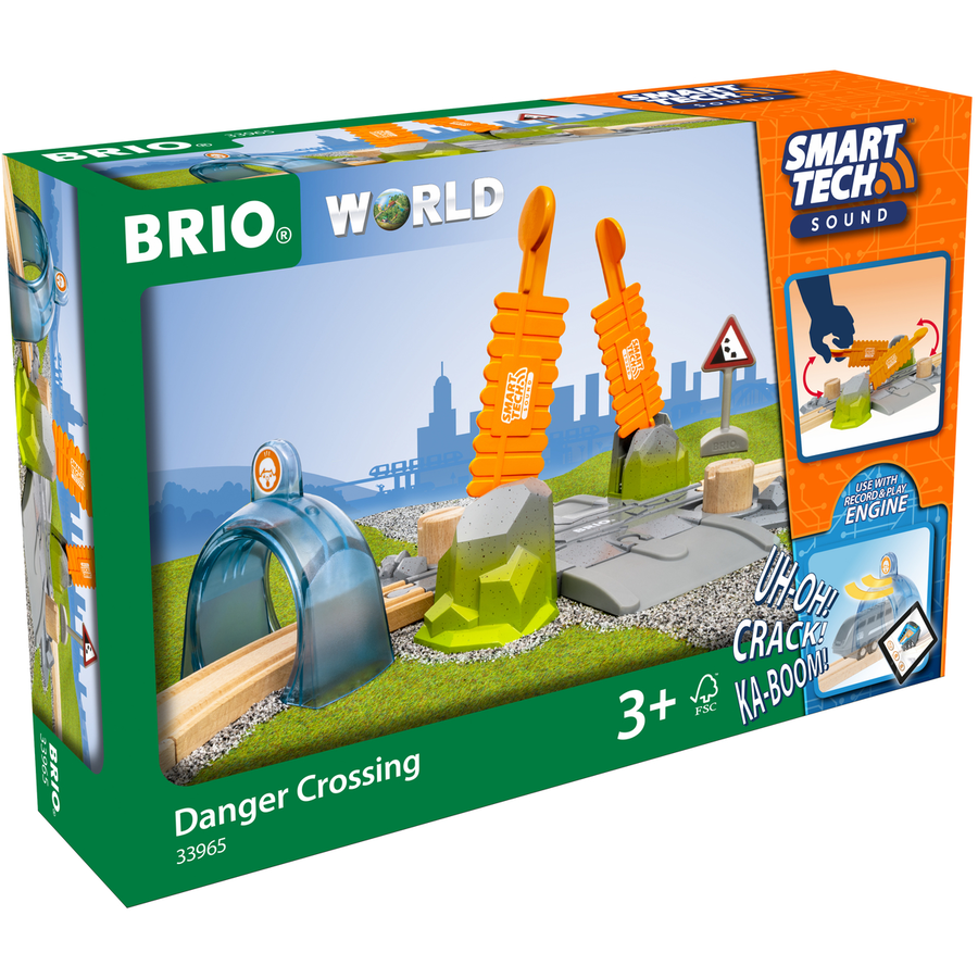BRIO® Smart Tech Sound Abenteuer-Bahnübergang