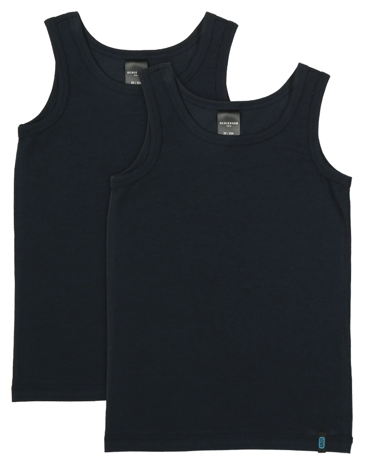 Unterhemd UNICO BASIC BOY 2er Pack in nachtblau