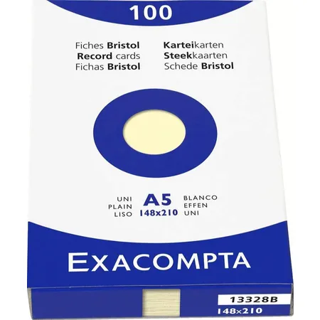 Exacompta 13328B Karteikarten, gelb