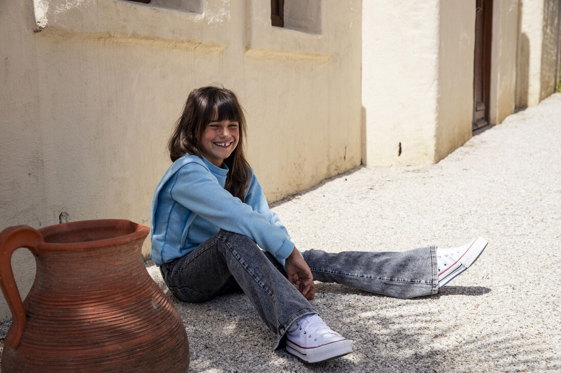 AMMEHOELA grijze ammehoela flared jeans am.livdnm