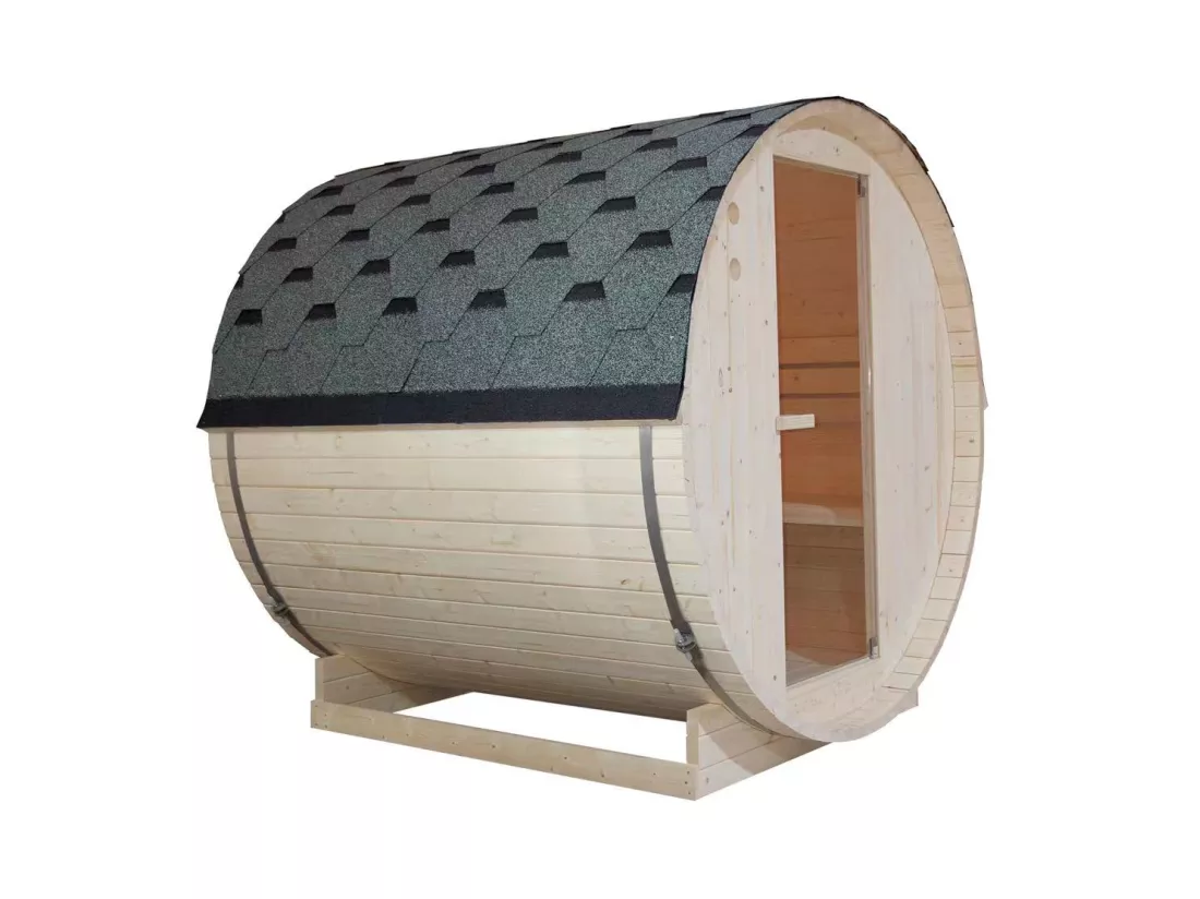 Sauna d'extérieur 4 places - L185 x P180 x H190 cm - ISOKYRO