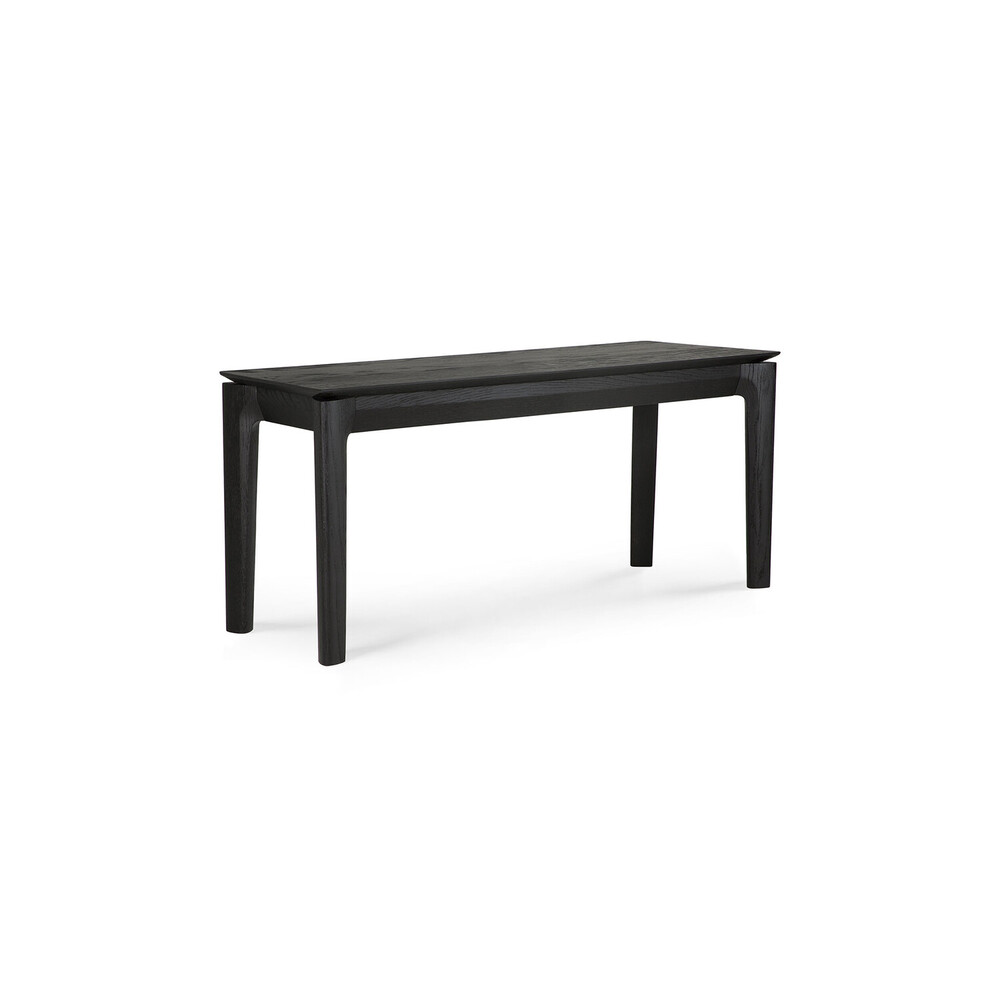 Bok bank - eiken zwart - 126cm