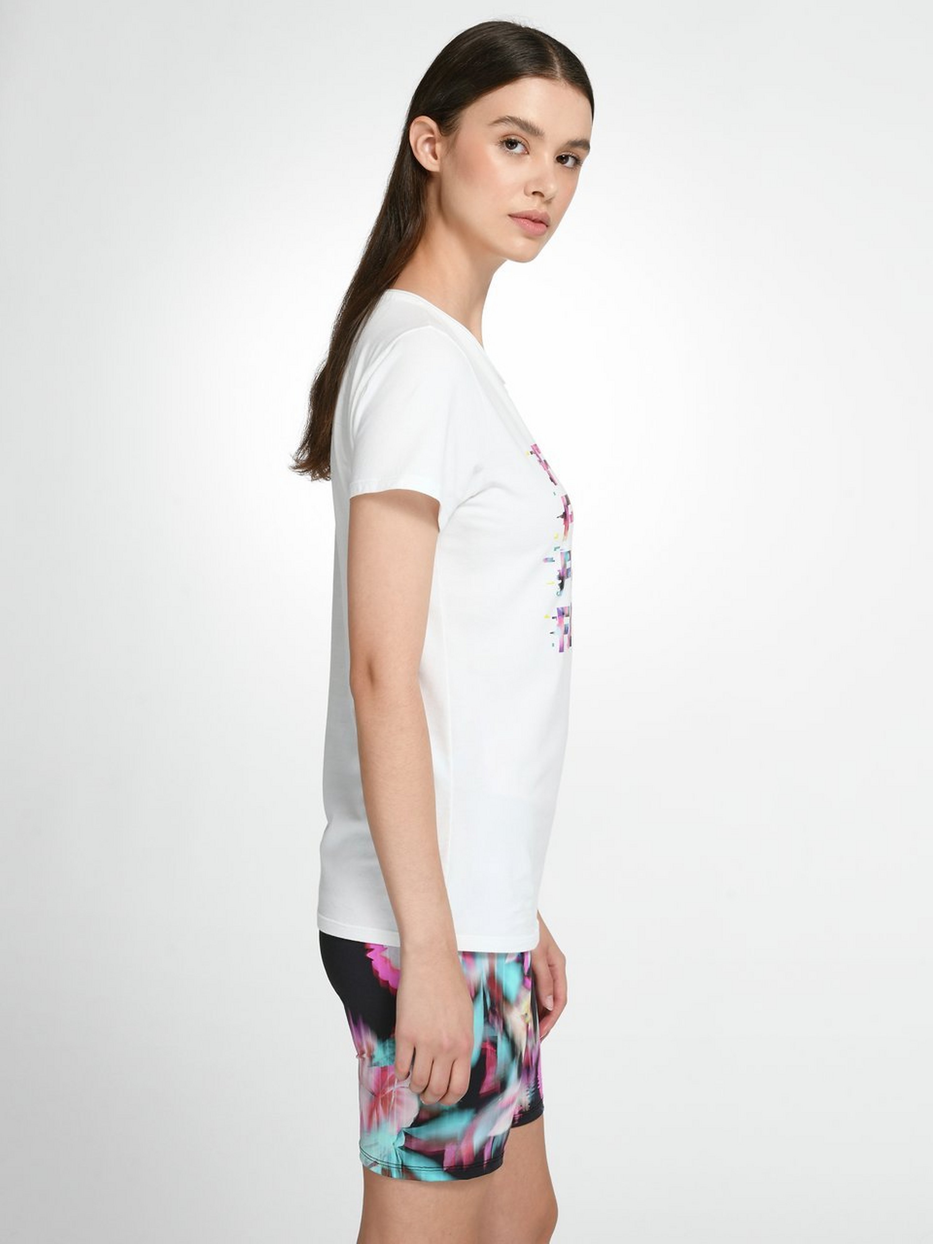 Rundhals-Shirt mit 1/2-Arm