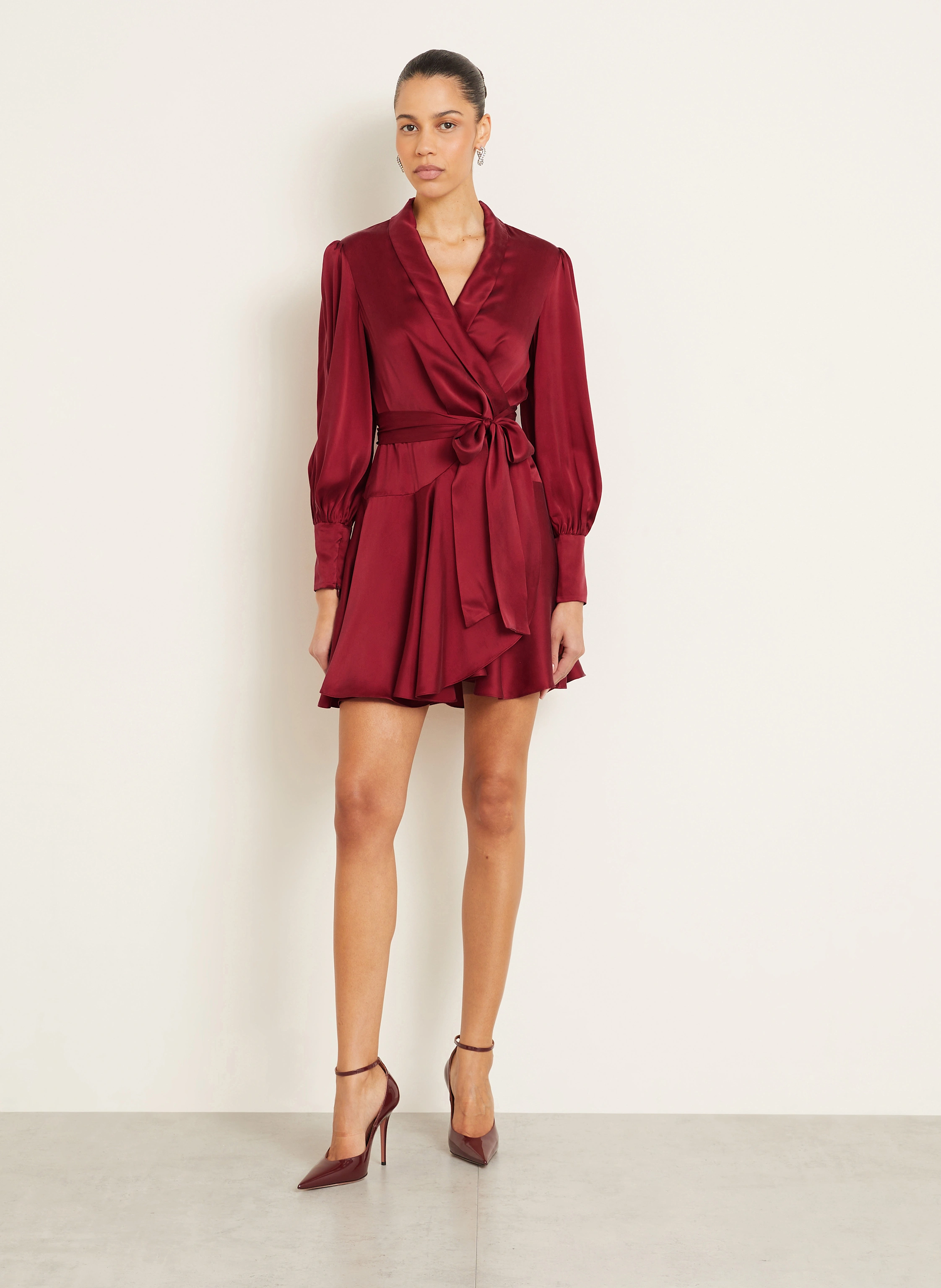 ZIMMERMANN Wickelkleid aus Seide