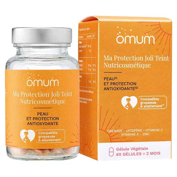 Omum Nutricosmetique Proteção para uma Pele Bonita - 60 cápsulas