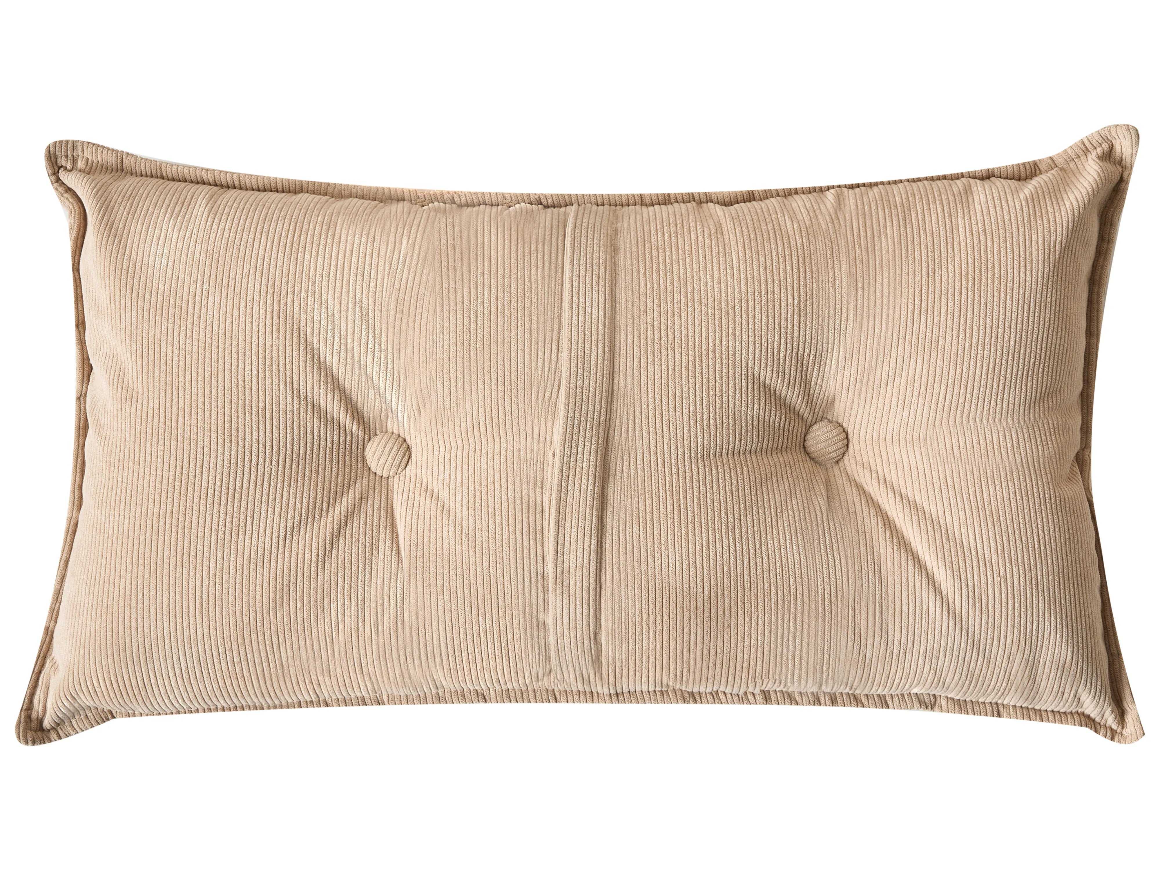 Hoekbank 3-zits DOLVA Corduroy Beige rechtszijdig