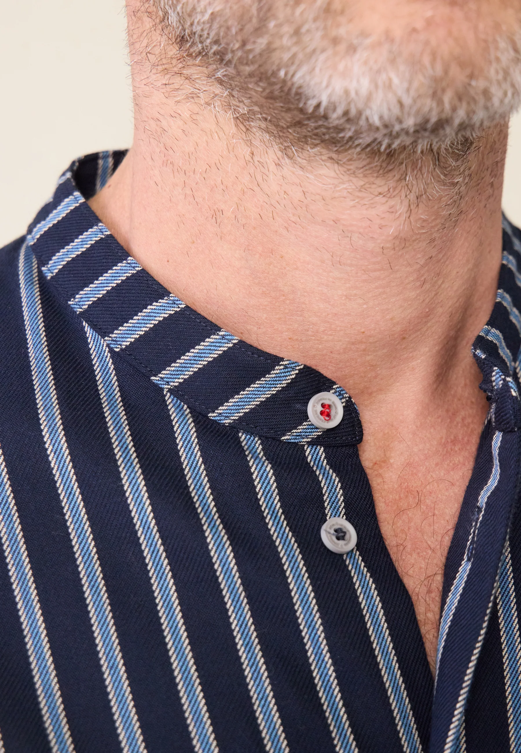 Chemise de pyjama en flanelle-Tomer Bleu Pacifique